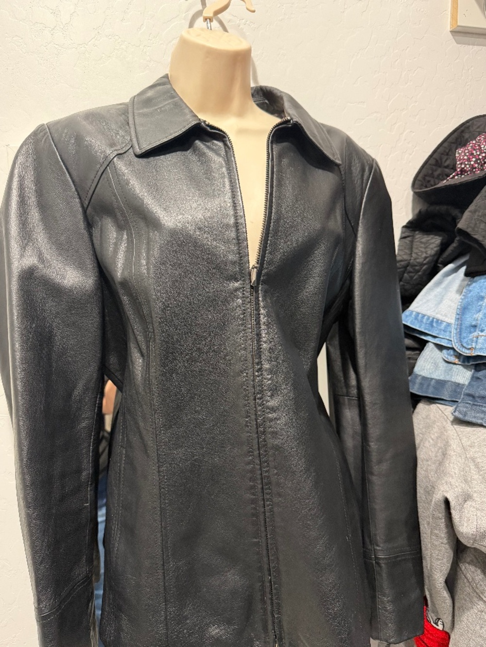 Leather jacket